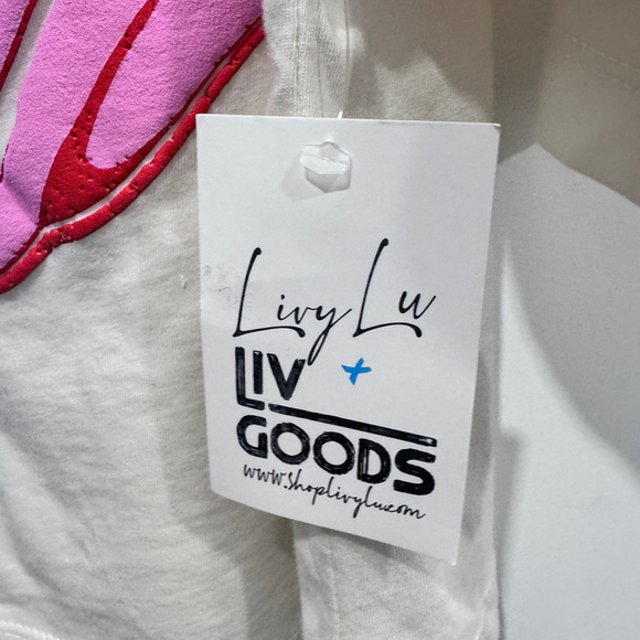 ROLLING STONES CROPPED TEE BY LIV GOODS - Picture 4 of 5